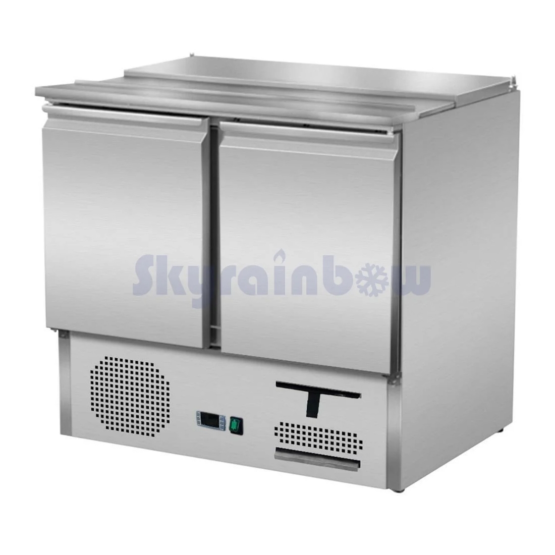 Saladette 2 Türen, 90 x 70, mit Schiebedeckel THS900