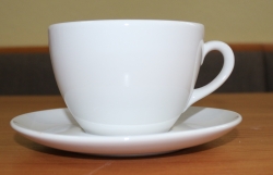 Mobile Preview: Cafe au lait-Untertasse 15,8 cm Porzellan "Miranda" -Restposten-