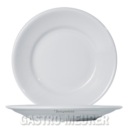 Tivoli White, Teller flach 23,5 cm Saturnia