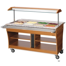 Mobile Preview: Bartscher Buffetwagen, warm, 4x 1/1GN 125628