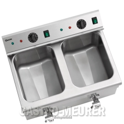 Mobile Preview: Bartscher Induktions-Doppel Fritteuse 2x8L Plus