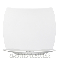Tokio White, Teller flach 31 x 26 cm Saturnia