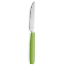 Mobile Preview: Menümesser 22,4 cm Pixel Farbe Lime