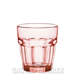 Rock Bar Lounge Peach Tumbler 27 cl rot stapelbar Bormioli