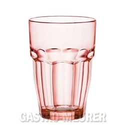 Rock Bar Lounge Peach Longdrink 37 cl rot stapelbar Bormioli