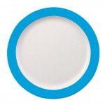 Eschenbach Teller flach Fahne 24,0 cm, hellblau, Color mit System