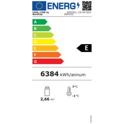 Mobile Preview: NordCap Panorama-Kühlvitrine KRISTALL 120 UM SELF SERVICE