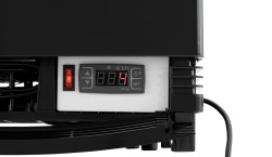 Mobile Preview: Bartscher Mini-Kühlvitrine 98L2T schwarz 98 Liter