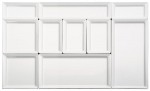 Mobile Preview: APS Melamin Tablett, schwarz  GN 2/4 Pure
