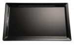 APS Melamin Tablett, schwarz 40 x 30 cm Pure