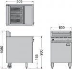 Mobile Preview: Roband 39 l Standfriteuse AF813R
