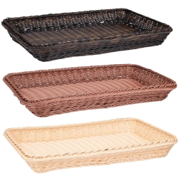 Brotkorb GN 1/1 Korb GN LINE APS Höhe 6,5cm hellbeige braun schwarz