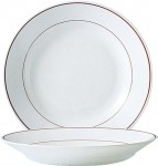 Teller tief 22,5 cm Bordeaux