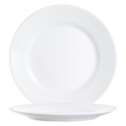 Teller flach 25,2 cm Restaurant White