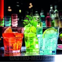 Mobile Preview: Rock Bar Lounge Peach Tumbler 27 cl rot stapelbar Bormioli