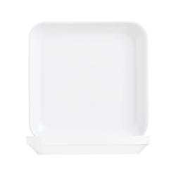 Mobile Preview: Arcopal Restaurant White Teller halbtief quadr. 20cm ARC X2315 Arcoroc