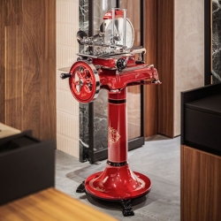 Mobile Preview: Berkel Volano TRIBUTE Red Aufschnittmaschine mit Schwungrad