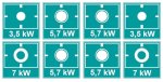 Mobile Preview: AFG 8 Flammen-Gasherd mit 2 Elektro-Backöfen, Queen 700