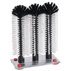 Gläserspülgarnitur 3 Bürsten je 24 cm Contacto 5890-324 13007431