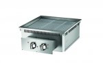 Mobile Preview: AFG Bratplatte, Breite 600, gerillt, Elektro Einbau Drop-In Queen 700