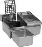 Mobile Preview: Sonderpreis!! Roband Frypod 2x5 l Friteuse FR25-F