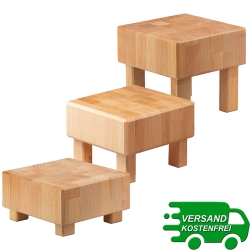 PURE NATURE 23x23 Butcher Block Frilich 3 Höhen 3651/040 3651/041 3651/042