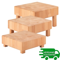 PURE NATURE 33x33 Butcher Block Frilich 3 Höhen 3652/040 3652/041 3652/042