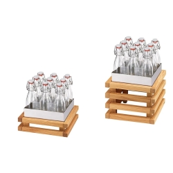 Mobile Preview: Frilich Getränke-Set RAISER OAK 23x23