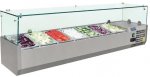 Mobile Preview: Aufsatz-Kühlvitrine G609 7 x 1/4 GN