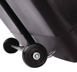 Mobile Preview: Rubbermaid Tretabfalleimer 90 l fahrbar rot