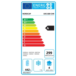 Mobile Preview: COOL-Line NordCap Umluft-Gewerbekühlschrank UKS 620 CHR