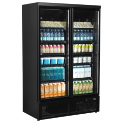 NordCap Glastürkühlschrank ATOM MAXI KS 2T-BB 435890200