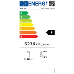 Mobile Preview: NordCap COOL-LINE Wandkühlregal OLIMPO-O 100 inkl. Nachtrollo