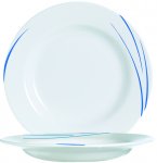 Teller tief 22 cm Toronto navy-blau Evolution-Form -Auslaufartikel-