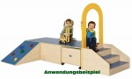 Mobile Preview: Schenkelpodest f. 2 Rollkästen 150 x 150 cm