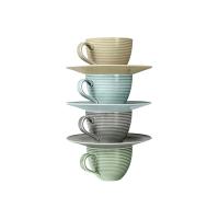 Mobile Preview: Kaffeeobertasse 0,26 l m. Relief in 6 Farben BEAT Seltmann Weiden
