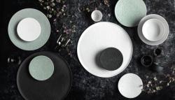 Mobile Preview: NORI Teller flach 33 cm Vollrelief in 4 Farben Seltmann Weiden