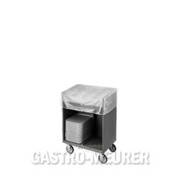 Mobile Preview: Cambro Tablett- und Essbesteckwagen schieferblau