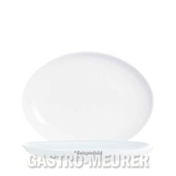 Mobile Preview: Platte oval 33 x 25 cm Evolutions White