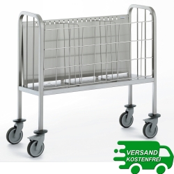 Tournus Tellerwagen verschweißt, erhöhte Plattform für bis zu 200 Teller + Frontgitter 800 578 800578 800-578 800/578