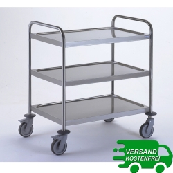 Servierwagen mit 3 Borden 80 x 53 cm Tournus 801543 801-543 801/543