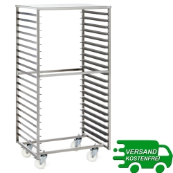 TOURNUS Euronorm Transport-Regalwagen mit abnehmbare obere Ebene 600x800 mm  824 321 824321 824-321 824/321