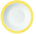 WACA Teller tief 20,5 cm / Suppenteller Bistro gelb