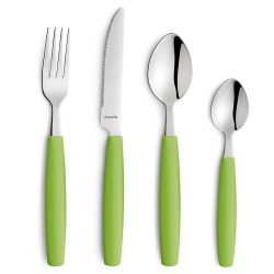 Mobile Preview: Dessertmesser / Kindermesser 19,3 cm Pixel Farbe Lime hellgrün
