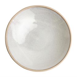 Mobile Preview: Olympia Canvas flache Schale weiß 20cm VPE: 6 Stück