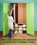 Mobile Preview: Liegepolsterschrank m. Türen f. 5 Liegepolster