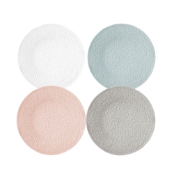 NORI Teller flach 16,5 cm Vollrelief in 4 Farben Seltmann Weiden