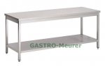 Arbeitstisch 1200 x 700 mm mit Bodenablage