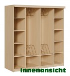 Mobile Preview: Liegepolsterschrank m. Türen f. 10 Liegepolster