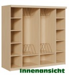 Mobile Preview: Liegepolsterschrank f. 12 Liegepolster m. Lochblechtüren